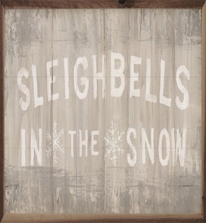 Woodland Holiday Sign Sleighbells By Danhui Nai